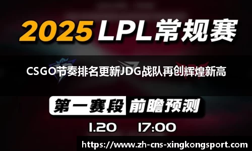 CSGO节奏排名更新JDG战队再创辉煌新高